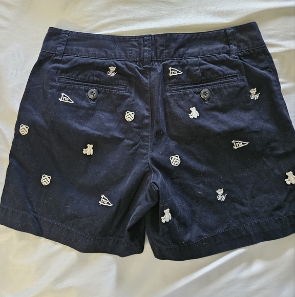 Teenie Weenie Navy Blue Embroidered Women's Shorts Size FM - Picture 8 of 12